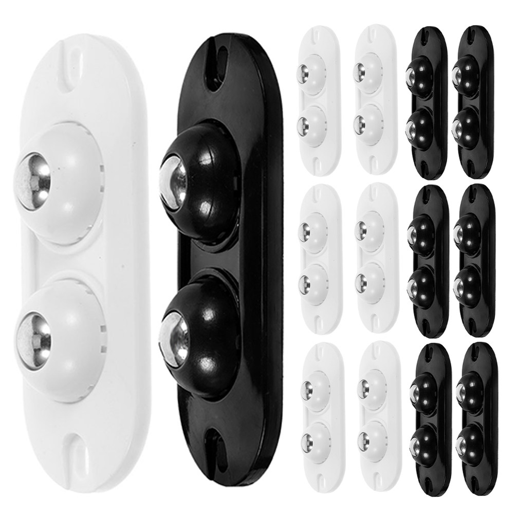 Small Appliances - 16 Stück selbstklebende Schwenkrollen, Mini-Möbelrollen, leise