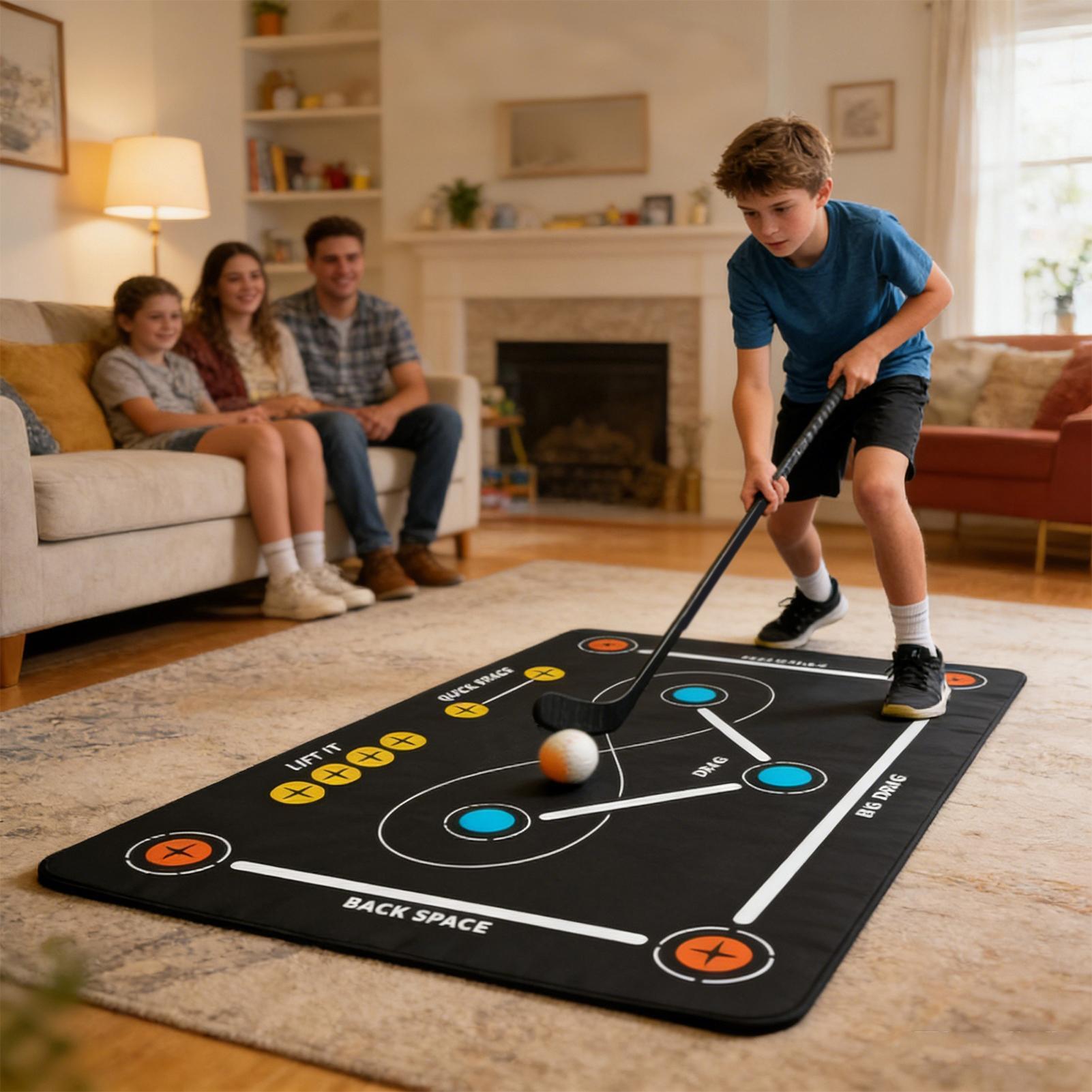 Home Appliances - Rutschfeste Hockey-Trainingsmatte Leiser Ballkontroll-Trainer Mehrzweck-Feldhockeyausrüstung für