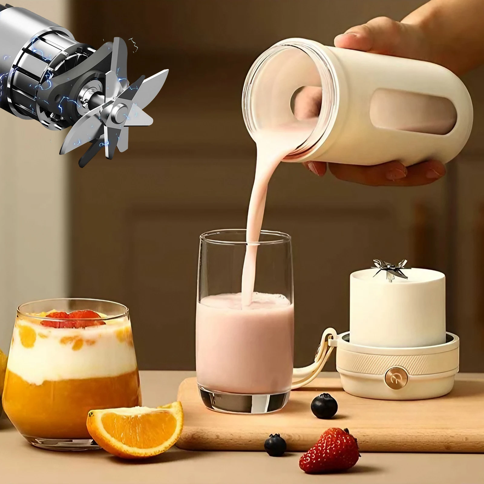 USB-wiederaufladbarer elektris – Portable Blender Usb Rechargeable Bewertung und Preis