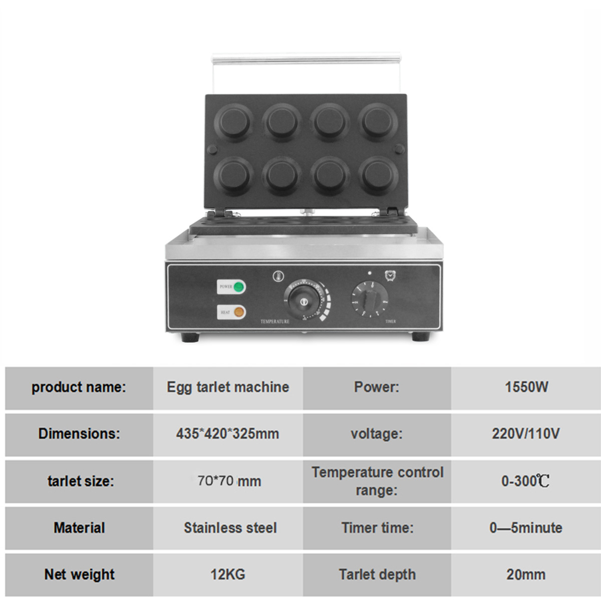 HPH2O Kommerzielle Antihaft-El – Mini Waffle Maker Machine Bewertung und Preis