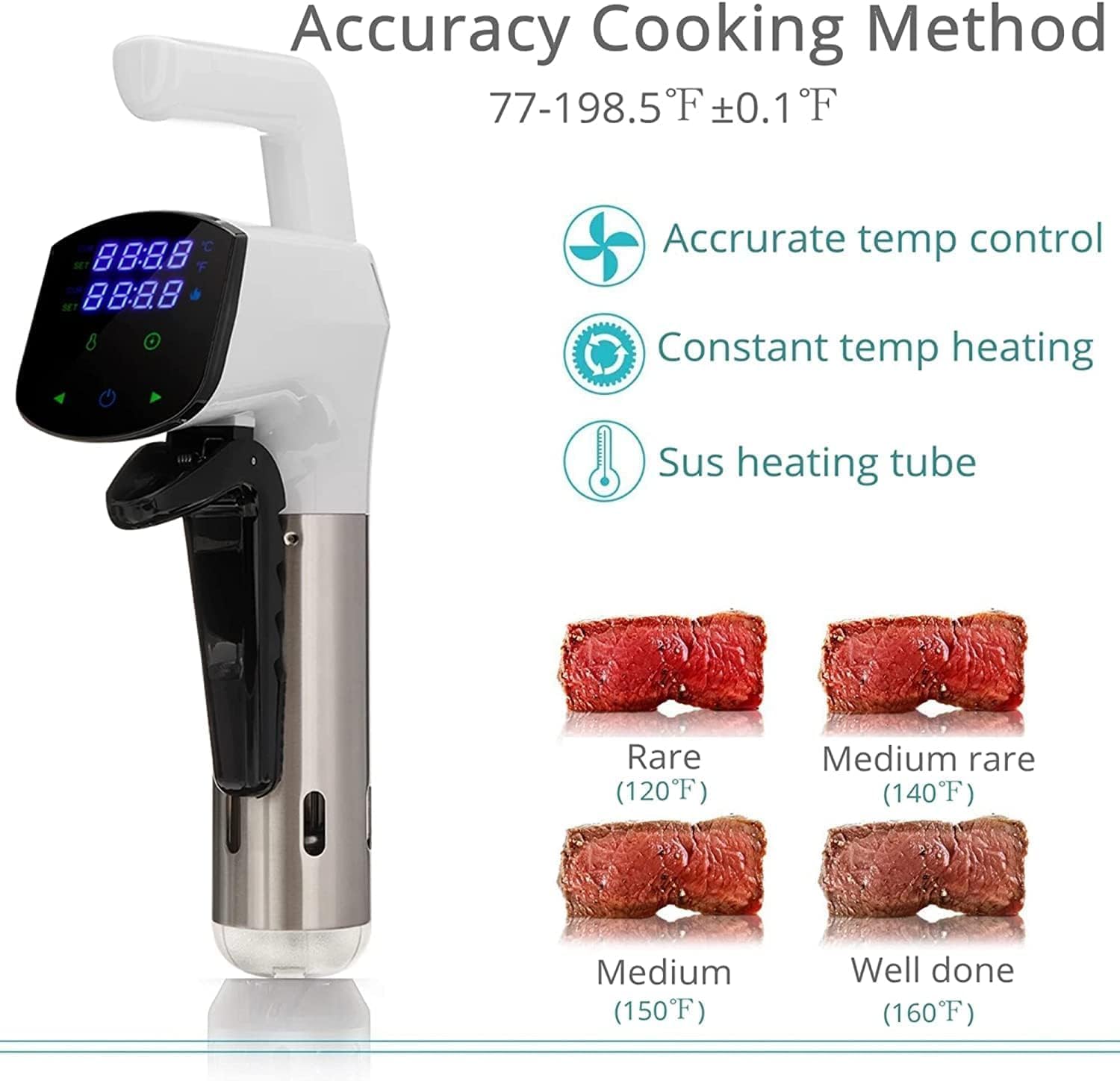 SmartChef Sous-Vide-Maschine,  – Digital Sous Vide Precision Cooker Bewertung und Preis