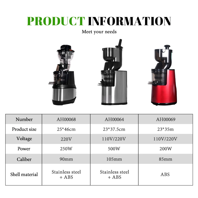 Automatische Entsafter-Extrakt – Electric Slow Juicer Cold Press Bewertung und Preis